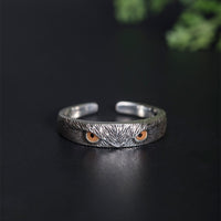 Sterling silver owl ring(JZ12043-T)