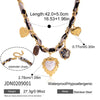 Bohemian Charm Silk-Wrapped Necklace Collection（N25）
