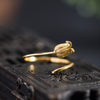 Sterling silver flower ring（JZ12519）