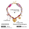 Bohemian Charm Silk-Wrapped Necklace Collection（N25）