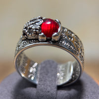 Vintage Red Guardian Dragon Ring（R05/02）